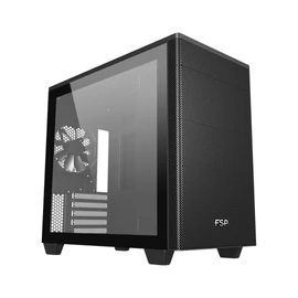 FSP CST360 Tempered Glass Black gépház