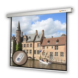 Funscreen Matt White Motor 183x244 cm Format 16:9 vetítővászon