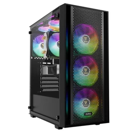 Gamdias Aura GC2 Elite ARGB Tempered Glass Black gépház