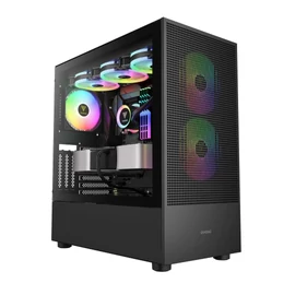 Gamdias Talos M3 Mesh Tempered Glass Black gépház