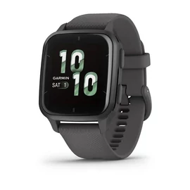 Garmin Venu Sq 2 Slate Aluminium Bezel with Shadow Grey Case and Silicone Band okosóra