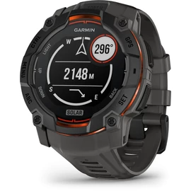 Garmin Instinct 3 50mm Solar Black with Charcoal Band okosóra