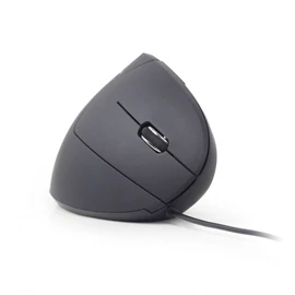 Gembird MUS-ERGO-01 Ergonomic mouse Black egér
