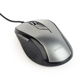 Gembird MUS-6B-01-BG optical mouse Black/Space Grey egér