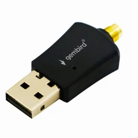 Gembird WNP-UA300P-02 High Power USB WiFi Adapter 300 Mbps Black hálókártya