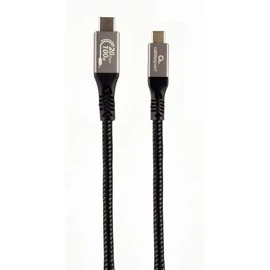 Gembird CCBP-USB3-CMCM100-1.5M Premium USB 3.2 Gen 2x2 Type-C charging & data cable 1,5m Black kábel