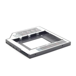 Gembird MF-95-01 9,5mm Slim mounting frame for 2,5" drive to 5.25" bay mobilrack / beépítő keret