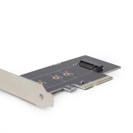Gembird PEX-M2-01 M.2 SSD adapter PCI-Express add-on card, with extra low-profile bracket bővítőkártya