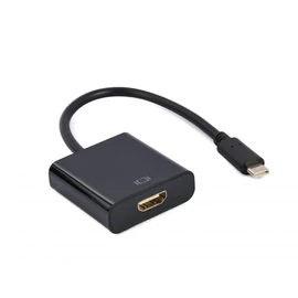 Gembird A-CM-HDMIF-03 USB Type-C to HDMI 4K30Hz adapter cable Black speciális átalakító