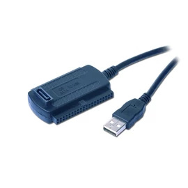 Gembird USB to IDE/SATA adapter cable Black mobilrack / beépítő keret