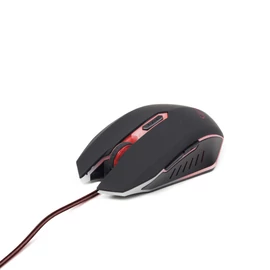 Gembird MUSG-001-R Gamer Black/Red egér