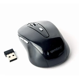 Gembird MUSW-6B-01 wireless optical mouse Black egér