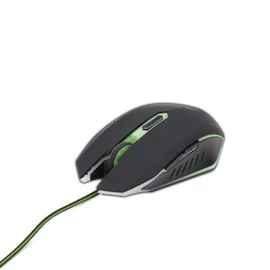 Gembird MUSG-001-G Gamer Black/Green egér