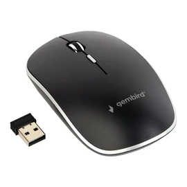 Gembird MUSW-4BS-01 Silent Wireless Optical Mouse Black egér