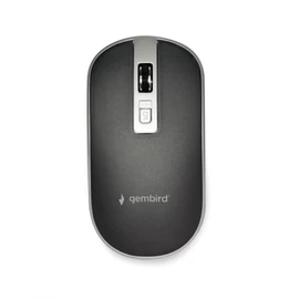 Gembird MUSW-4B-06-BS Wireless optical mouse Black/Silver egér
