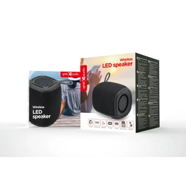 Gembird SPK-BT-LED-03-BK Bluetooth Speaker Black hangszóró