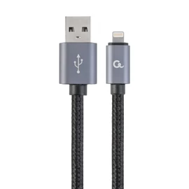 Gembird CCB-mUSB2B-AMLM-6 USB2.0 - Lightning cable 1,8m Black kábel