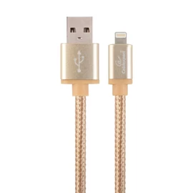 Gembird CCB-mUSB2B-AMLM-6-G USB2.0 - Lightning cable 1,8m Gold kábel