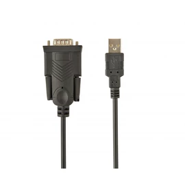 Gembird UAS-DB9M-02 USB to DB9M serial port converter cable 1,5m Black kábel