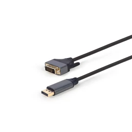 Gembird CC-DPM-DVIM-4K-6 DisplayPort to DVI-D (Dual Link) (24+1) Premium Series adapter cable 1,8m Black kábel