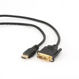 Gembird HDMI to DVI-D (Single Link) (18+1) cable 3m Black kábel