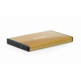 Gembird EE2-U3S-3-GL USB3.0 2,5" Enclosure Aluminium Gold mobilrack / beépítő keret