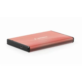 Gembird EE2-U3S-3-P USB3.0 2,5" Enclosure Aluminium Pink mobilrack / beépítő keret