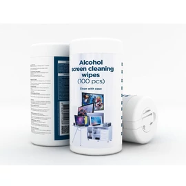 Gembird CK-AWW100-01 Alcohol Screen Cleaning Wipes (100 pcs) tisztítóanyag