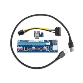 Gembird RC-PCIEX-03 PCI-Express riser add-on card, PCI-ex 6-pin power connector bővítőkártya