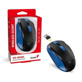 Genius NX-8008S Wireless Silent mouse Blue egér