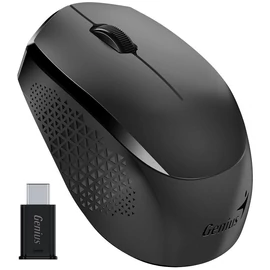 Genius NX-8000S Wireless Silent mouse Black Type-c egér