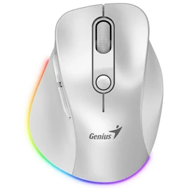 Genius Ergo 9000S Pro Wireless mouse Pearl White egér