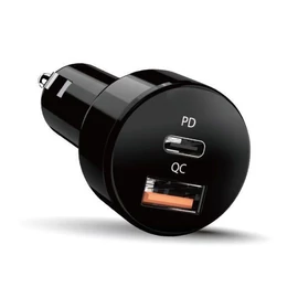 Genius PD-36AC Car Charger Black töltő