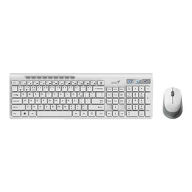 Genius SlimStar 8230 Wireless Bluetooth Keyboard Combo White US billentyűzet