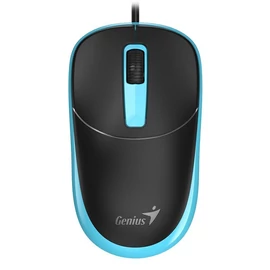 Genius DX-123 Wired Mouse Black/Blue egér