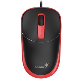 Genius DX-123 Wired Mouse Black/Red egér