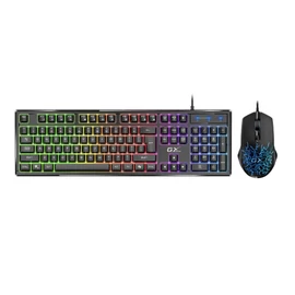 Genius Scorpion KM-GX3 Gaming RGB Copilot Keyboard Combo Black HU billentyűzet