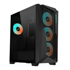 Gigabyte C301G V2 RGB Lighting Tempered Glass Black gépház