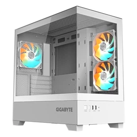 Gigabyte C201 Panoramic Ice Tempered Glass Black gépház