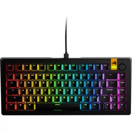 Glorious GMMK 3 HE 75% Prebuilt RGB Mechanical Gaming Keyboard Black UK billentyűzet