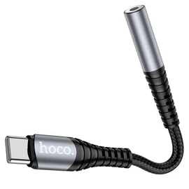 Hoco LS33 USB-C - 3,5mm jack Audio adapter Black speciális átalakító