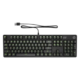 HP Pavilion 550 Wired Gamer RGB Red Mechanical Keyboard Black US billentyűzet