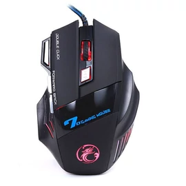 iMICE X7 Gaming mouse Black egér
