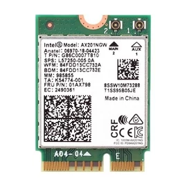 Intel NIC WI-FI 6 AX201 2230 2x2 AX+BT No vPro hálókártya