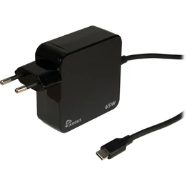 Inter-Tech Argus PD-2065 USB-C 65W PD Charger Black töltő