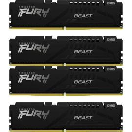 Kingston 128GB 5600Mhz Kit(4x32GB) Fury Beast Black memória