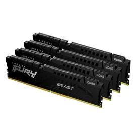 Kingston 128GB 5200Mhz Kit(4x32GB) Fury Beast Black memória