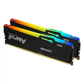 Kingston 64GB DDR5 6400MHz Kit(2x32GB) Fury Beast RGB Expo Black memória