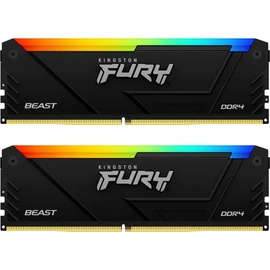 Kingston 32GB DDR4 3600MHz Kit(2x16GB) Fury Beast RGB Black memória
