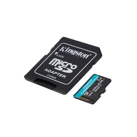 Kingston 1TB microSDXC Canvas Go! Plus Class 10 170R A2 U3 V30 Card + adapterrel memóriakártya